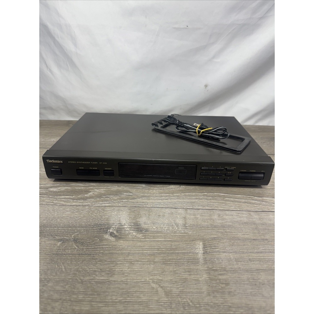 Technics Stereo Synthesizer Tuner ST-K55 - Tested
